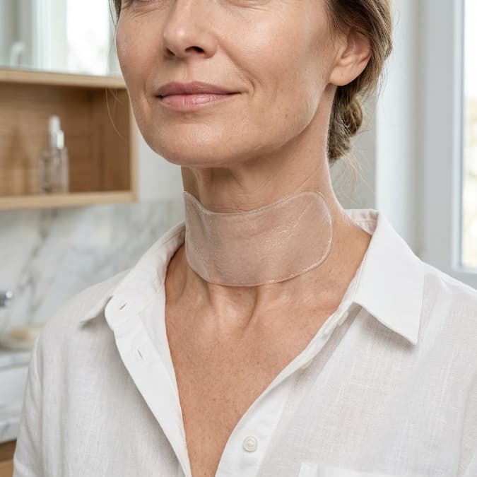 Plaster przeciwzmarszczkowy na szyję